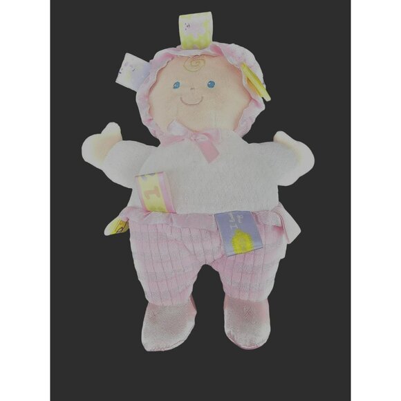 Taggies Signature Collection Baby Doll Pink‎ Plush 8 Soft Lovey Mary Meyer Plush - Picture 1 of 6